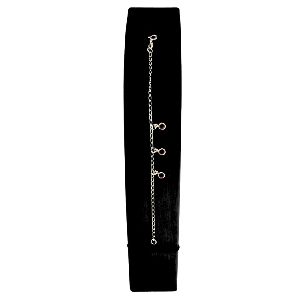 Pulseira Infantil 3 Pedras 1,4g